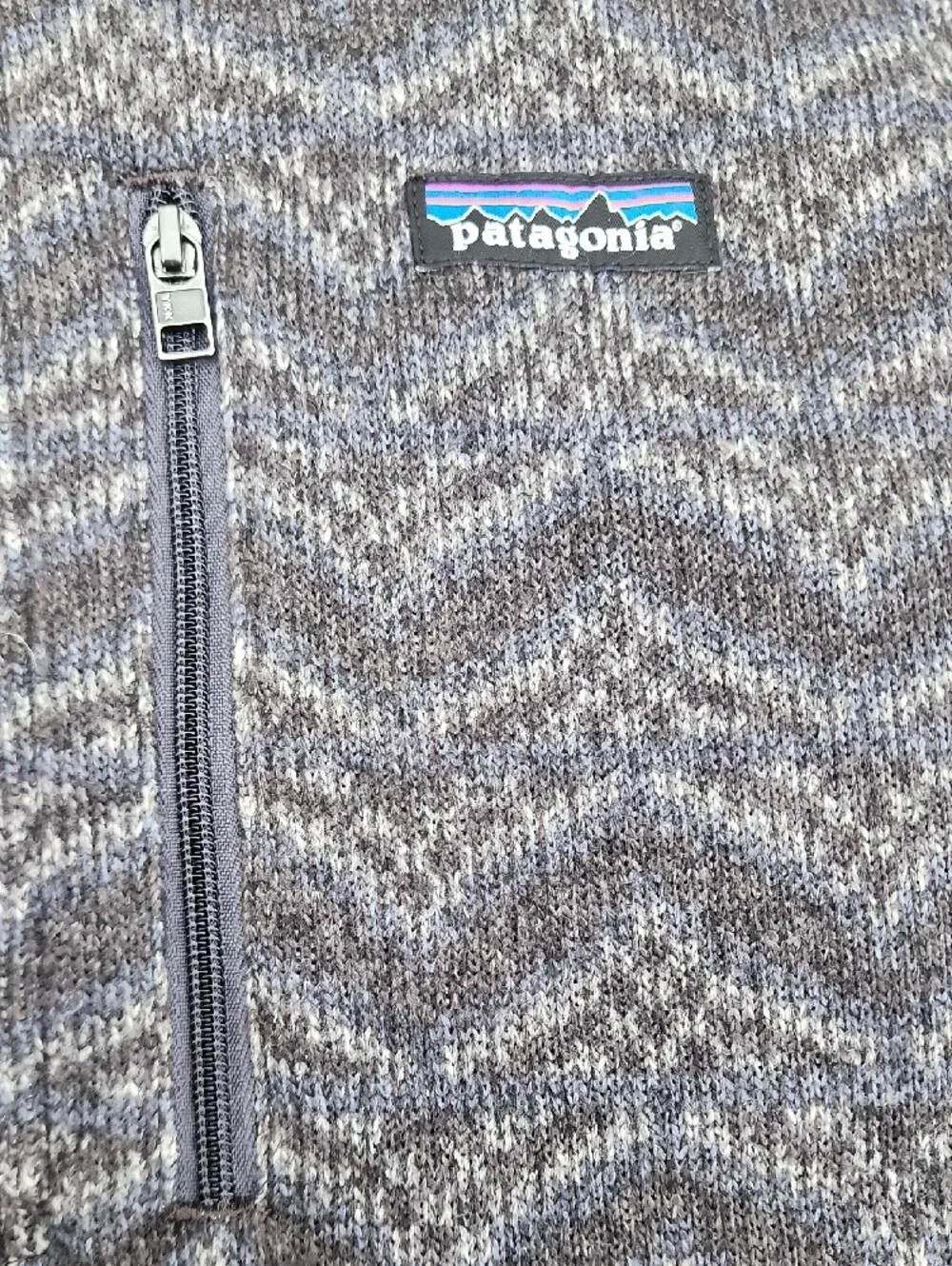Patagonia Men’s Better Sweater Heathered Gray 1/4-Zip Size 3XL